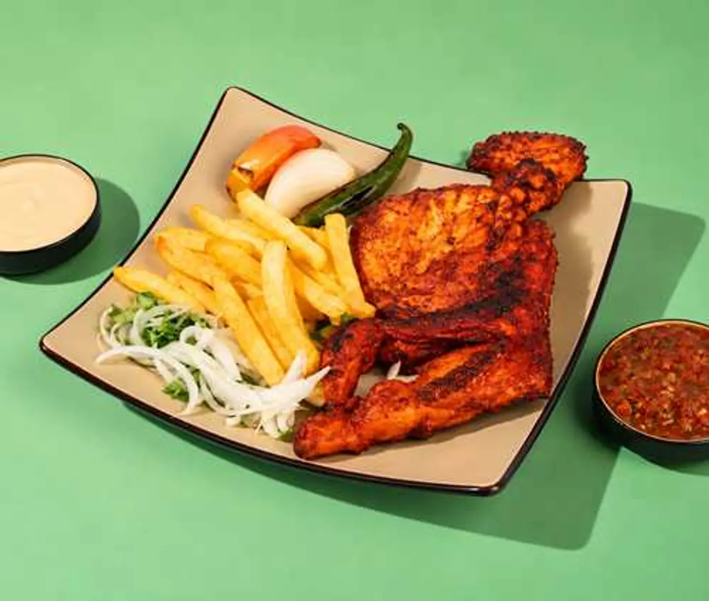 Plain Half Charcoal Grilled Chicken