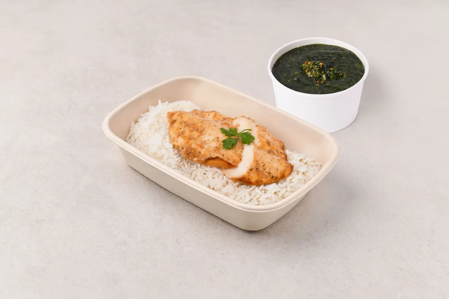 Mouloukhieh Chicken With Rice