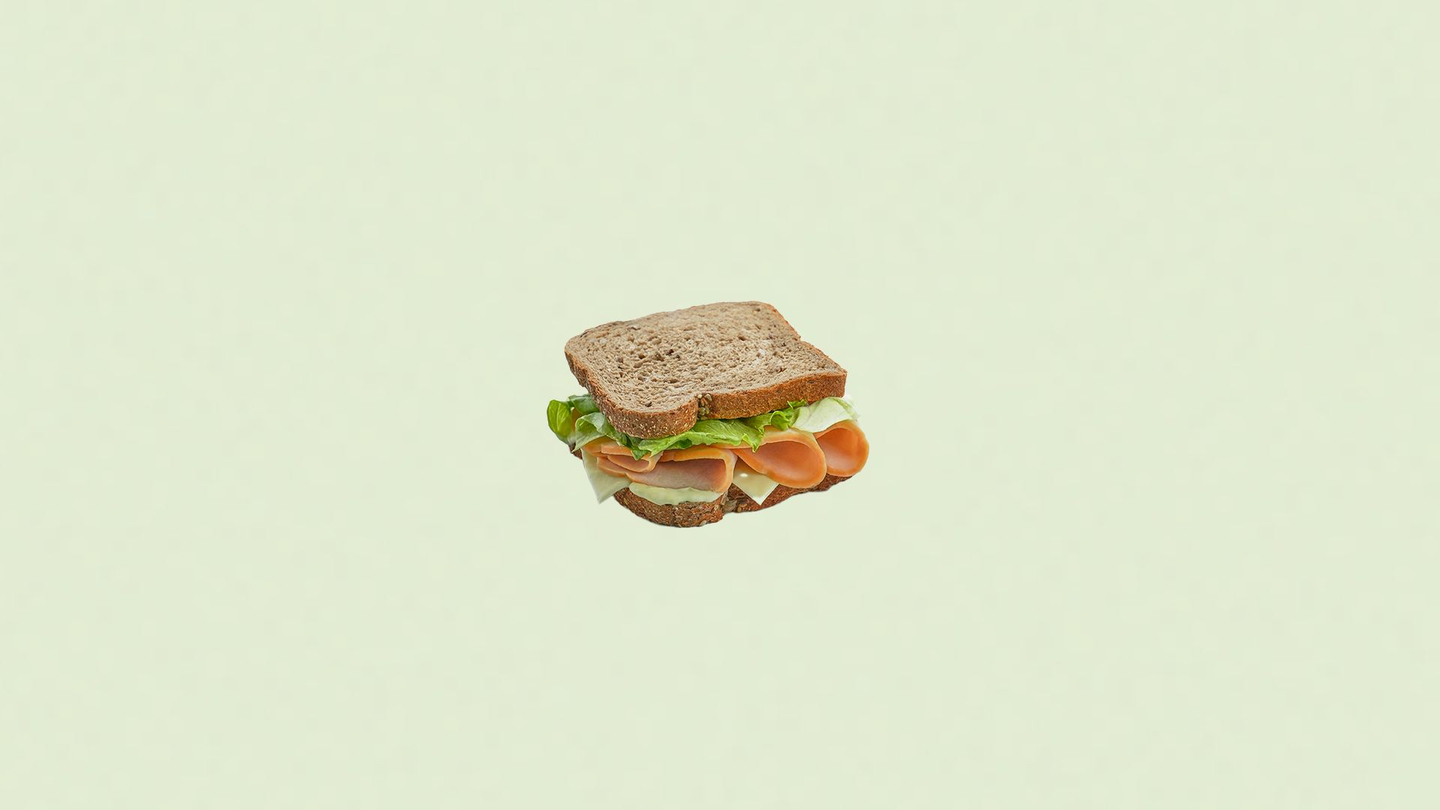Turkey And Cheese On Sliced Bread