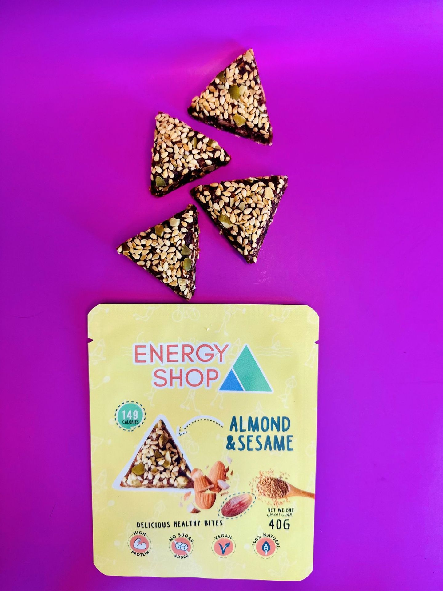 Energy Shop Almond & Sesame Bites