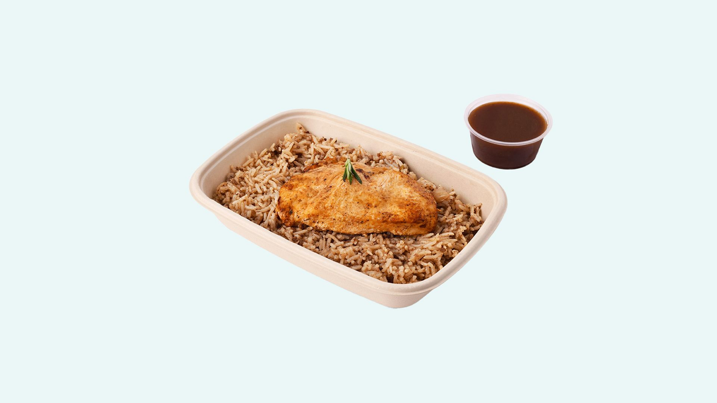 Chicken Supreme With Black Rice