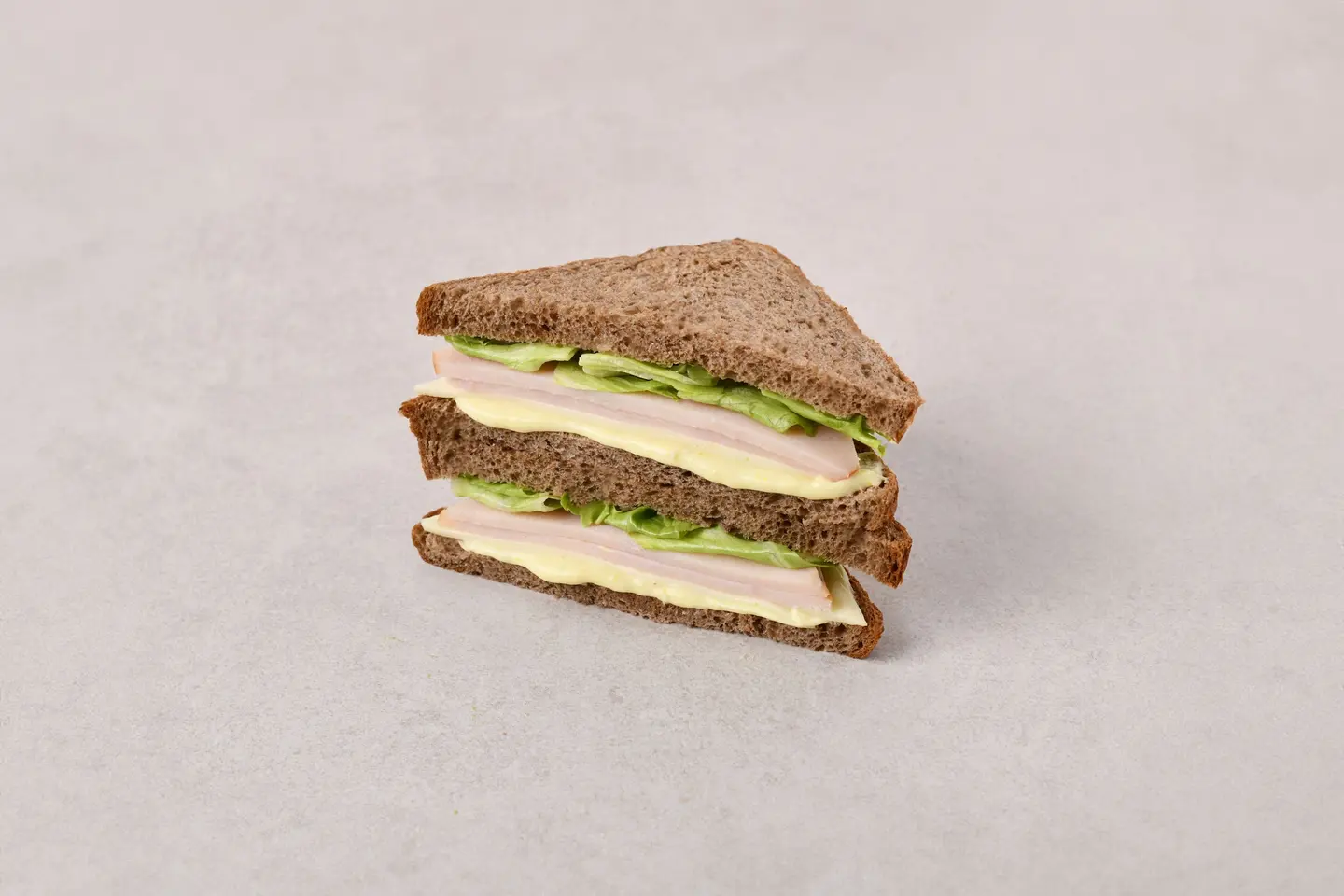 Turkey And Cheese On Sliced Bread