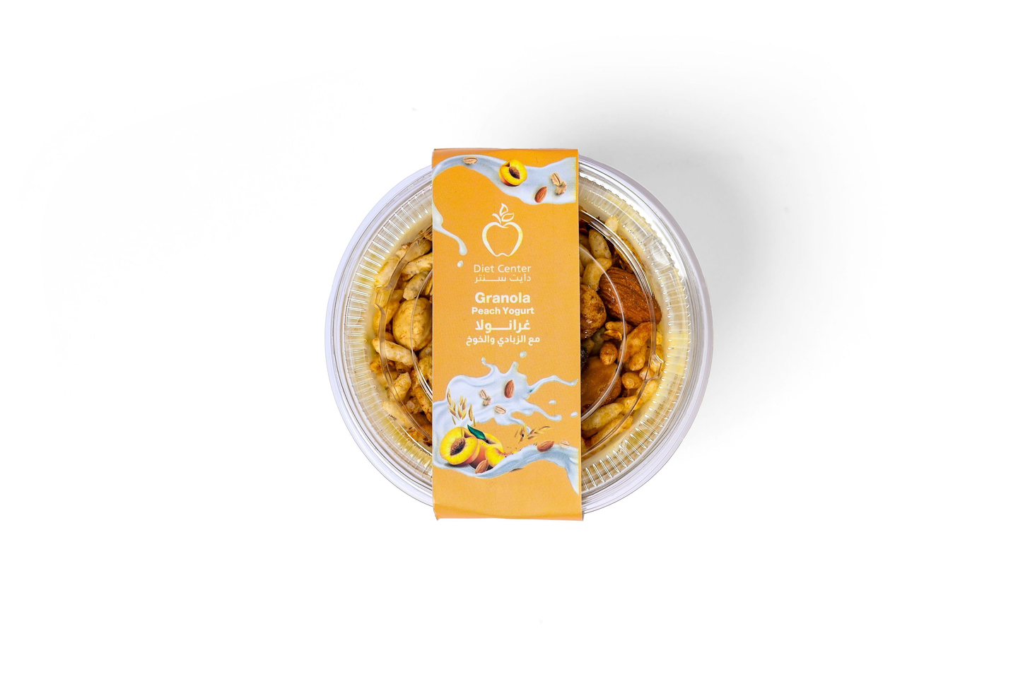Granola With Peach Yogurt