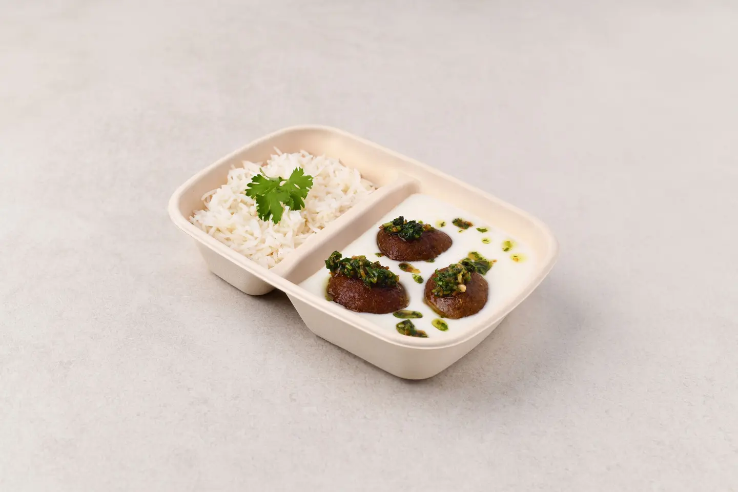 Kibbeh Bi Laban With Rice
