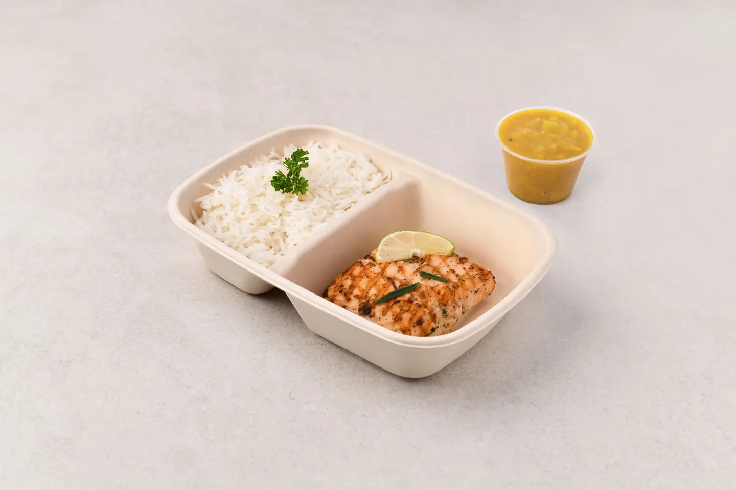 Mango Curry Grilled Salmon