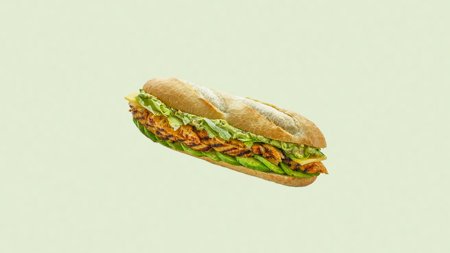 Chipotle And Avocado Chicken In Multi Seed Bread