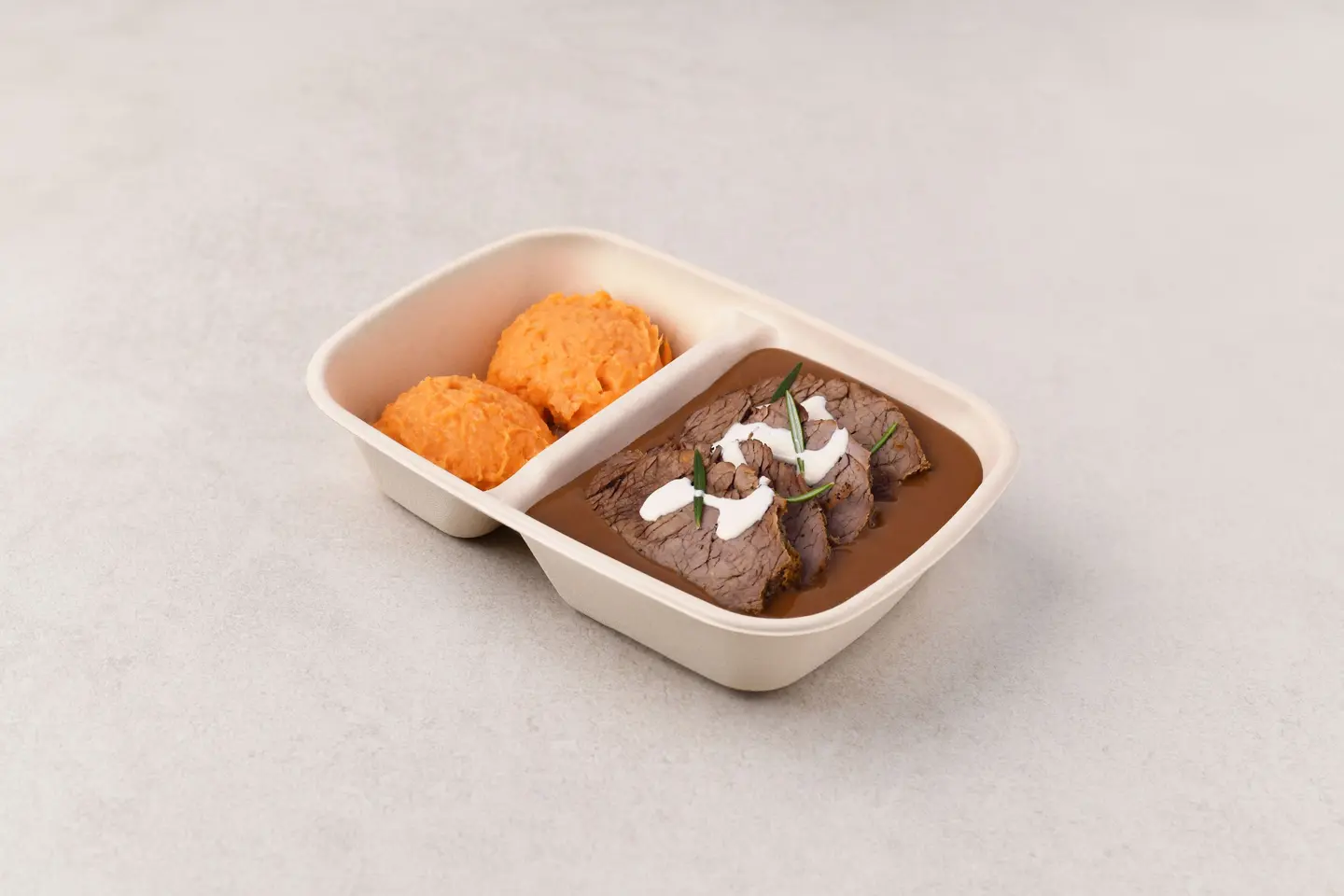 Tenderloin W/ Sweet Potatoes Rosemary Sauce