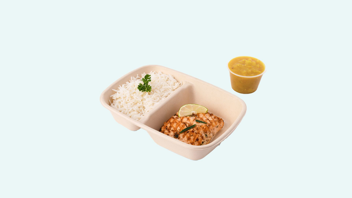 Mango Curry Grilled Salmon