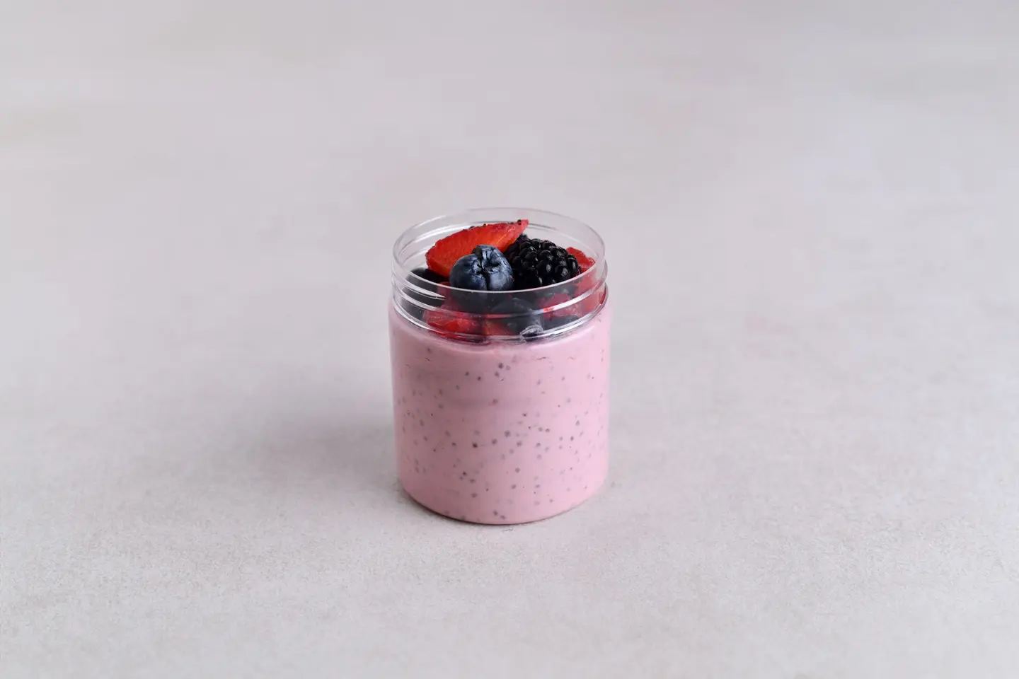 Protein Strawberry Chia Pudding