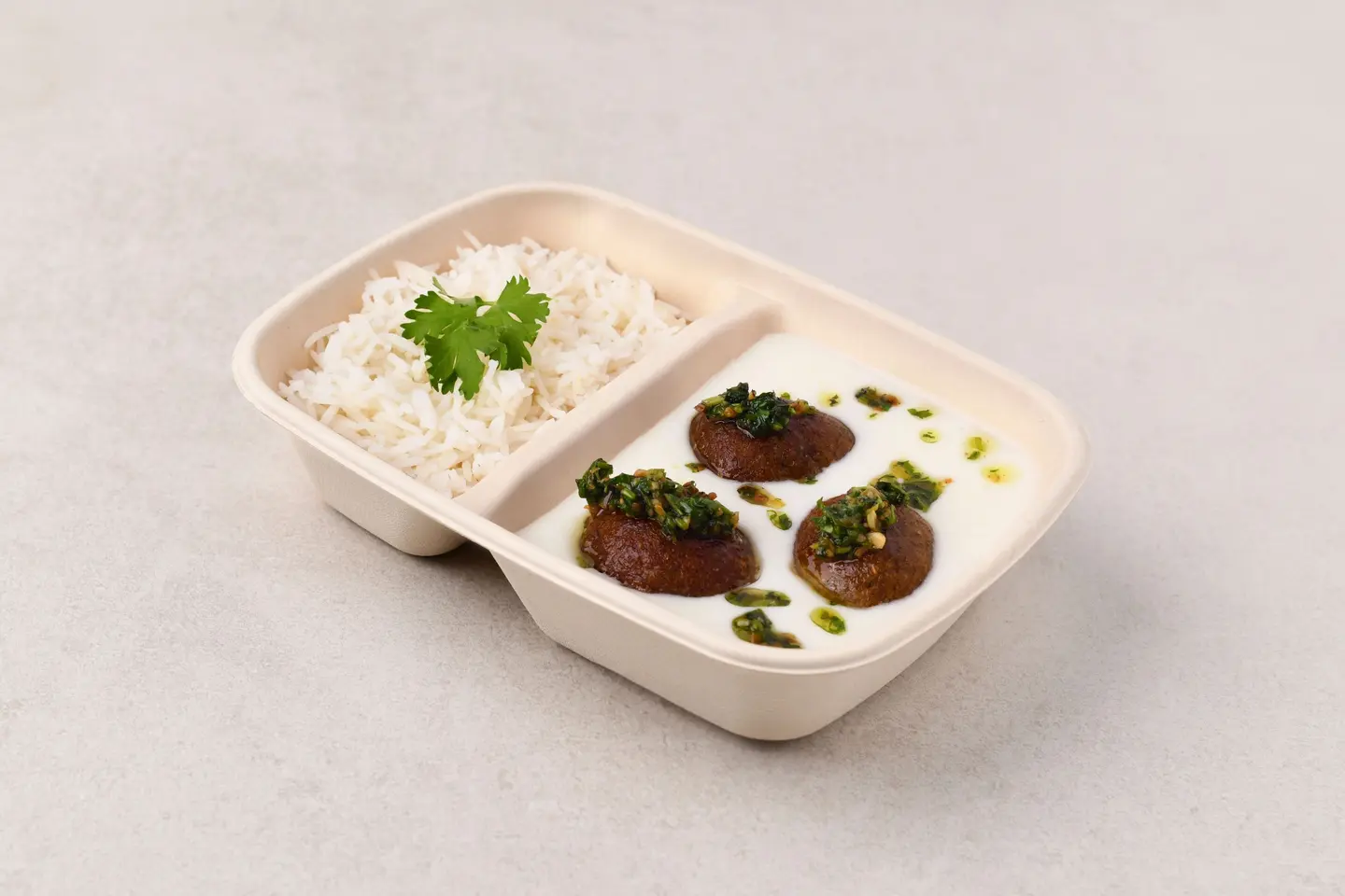 Kibbeh Bi Laban With Rice