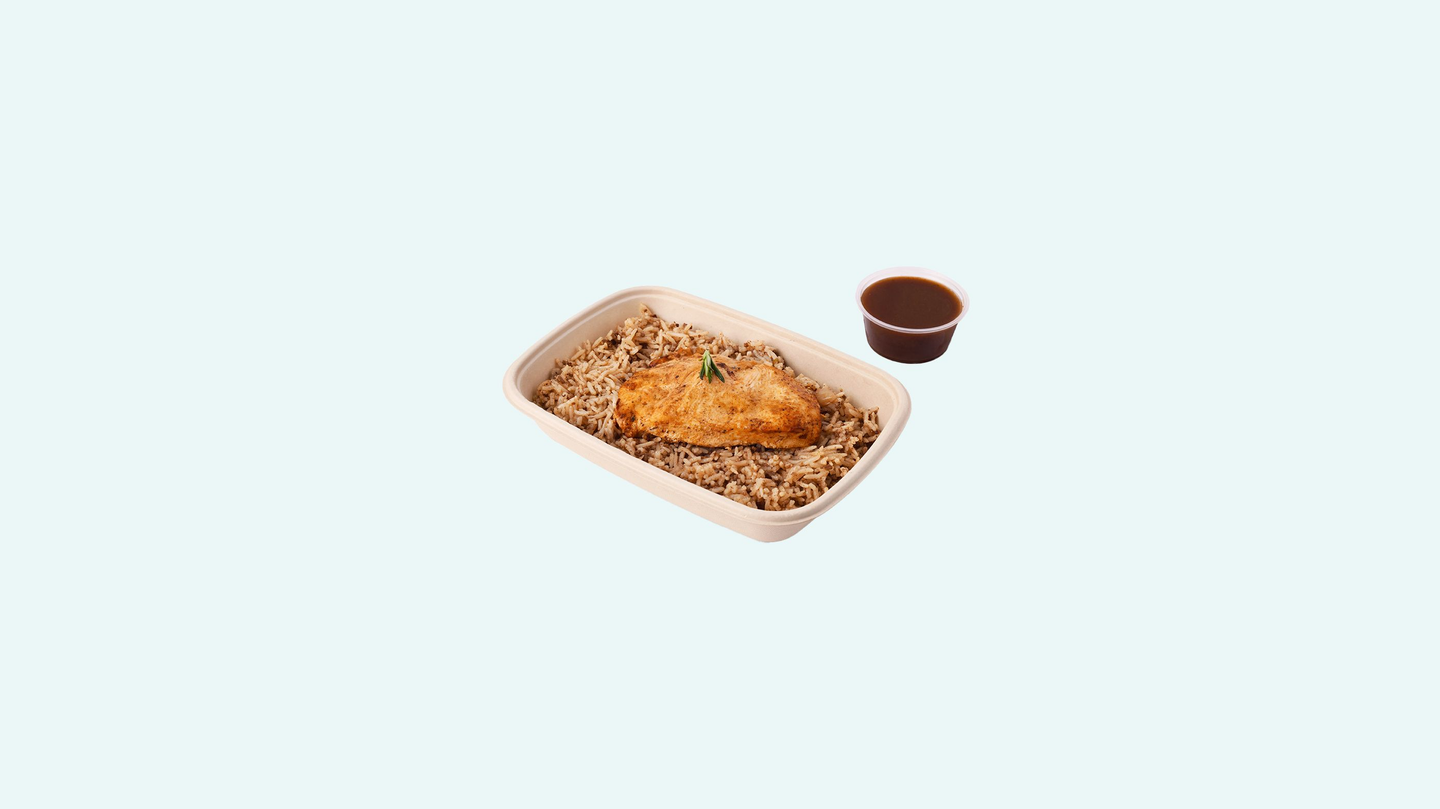 Chicken Supreme With Black Rice