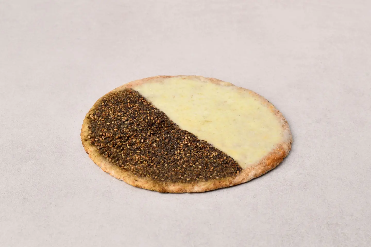 Brown Mix Manakish Chess Zaatar