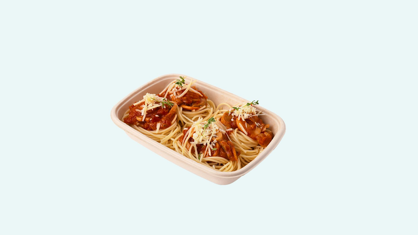 Spaghetti Mushroom Bolognese