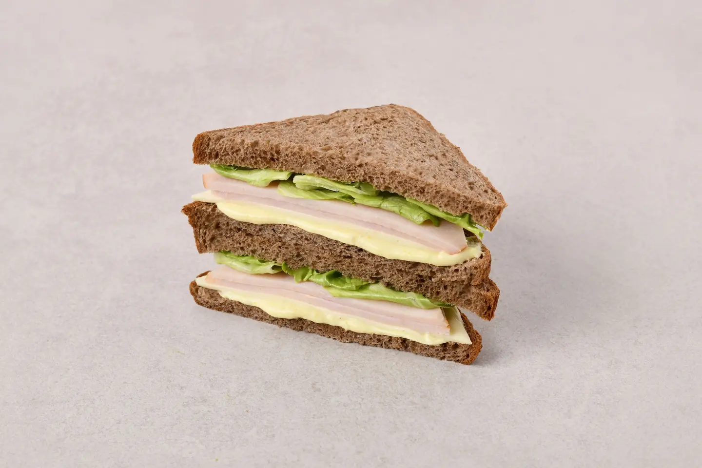 Turkey And Cheese On Sliced Bread