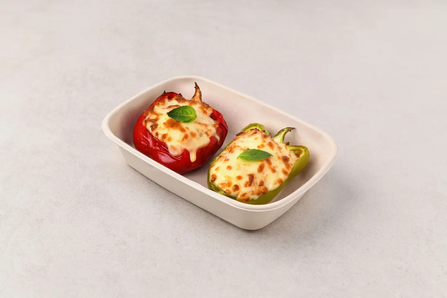 Smoked Chicken Stuffed Peppers