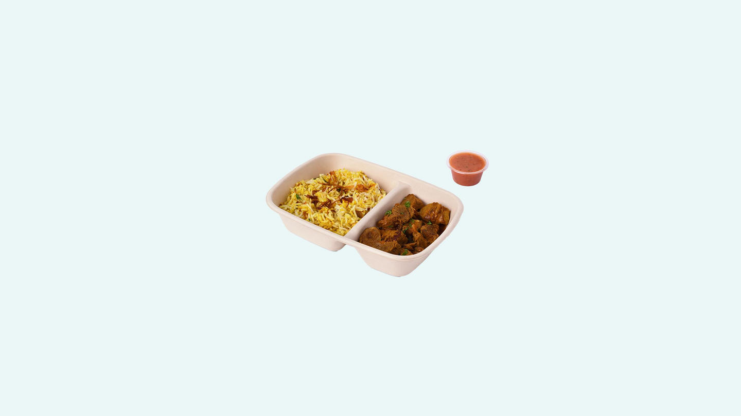 Beef Beriyani With Dakkous