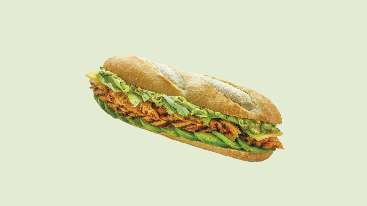 Chipotle And Avocado Chicken In Multi Seed Bread