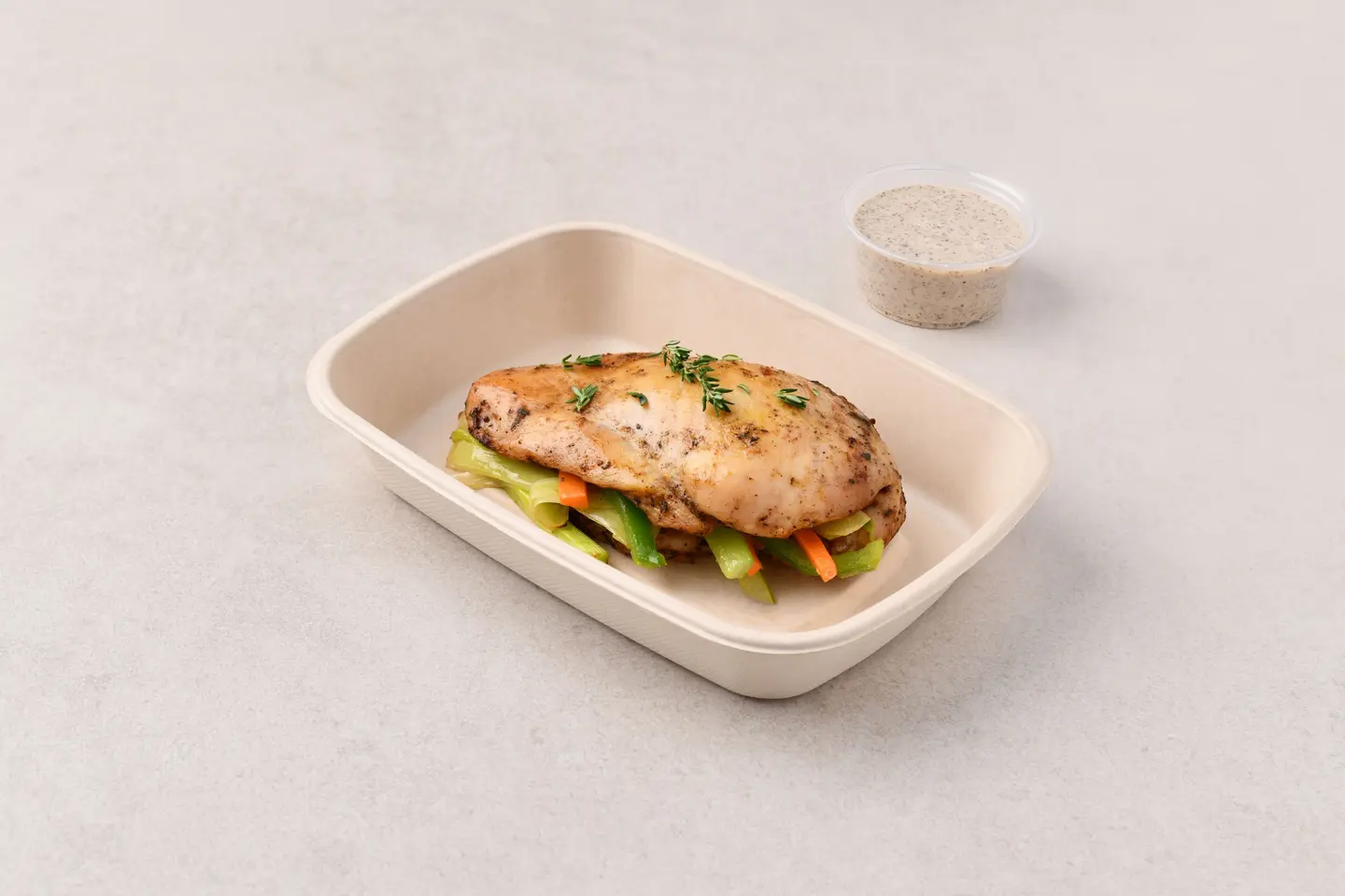 Roasted Stuffed Chicken With Black Mushroom Sauce