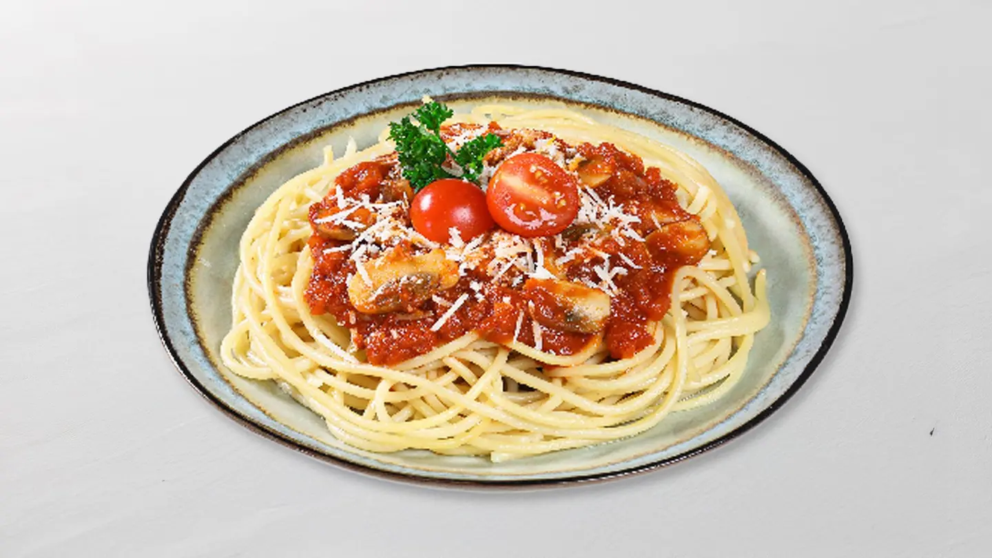 Spaghetti Mushroom Bolognese
