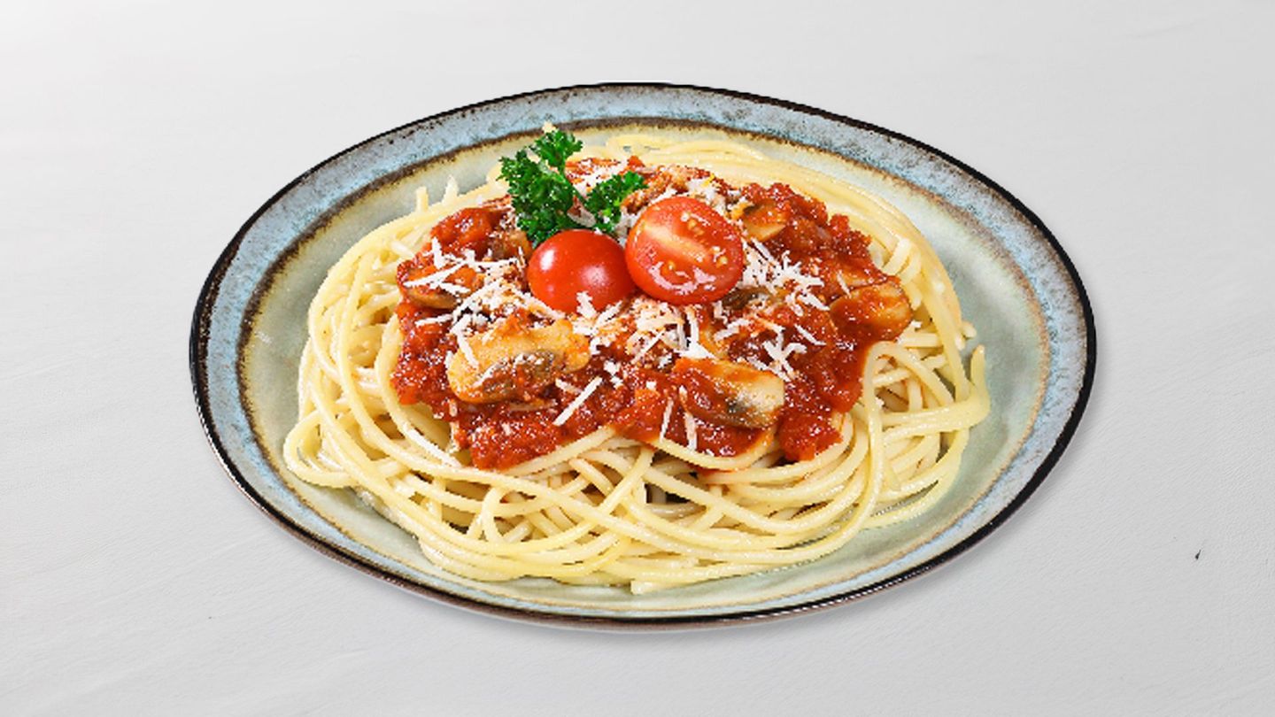 Spaghetti Mushroom Bolognese