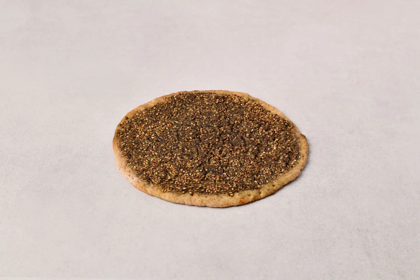Brown Manakish Zaatar