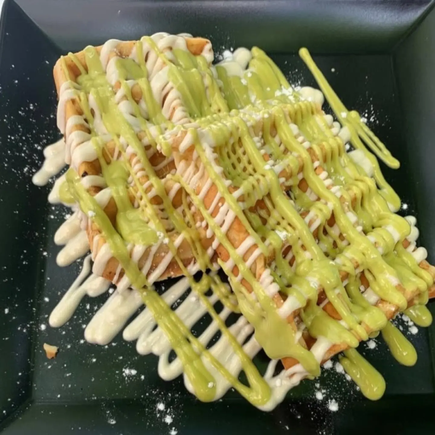 وافل بالفستق