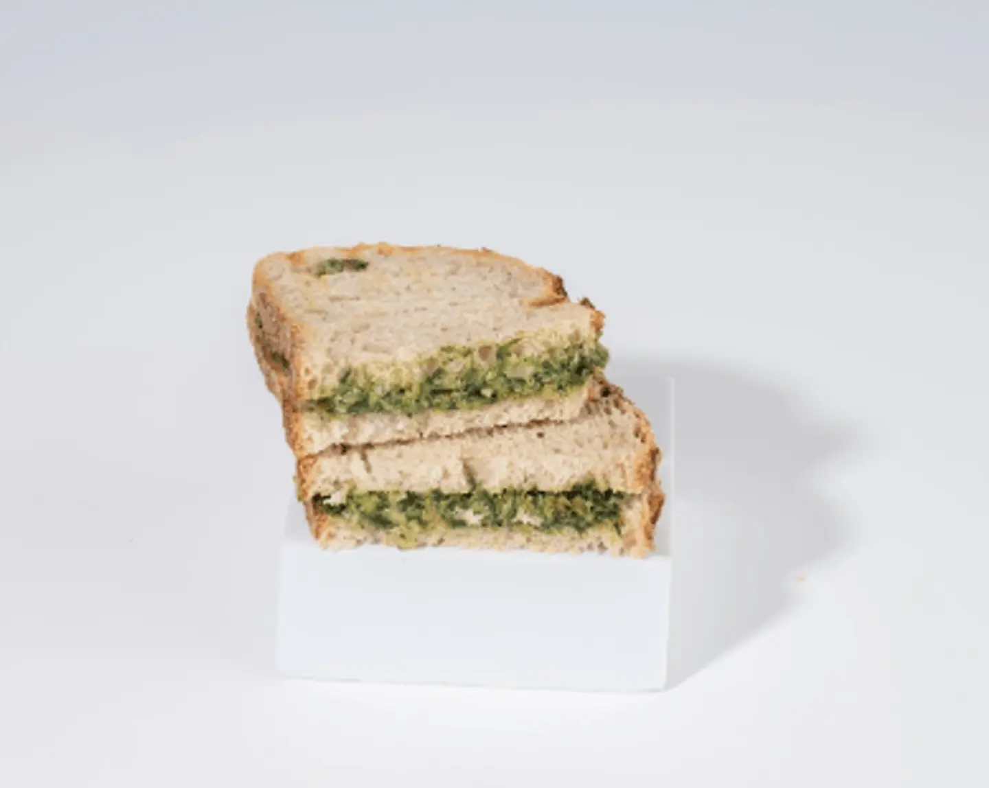Sour Spinach And Cheese Sandwich