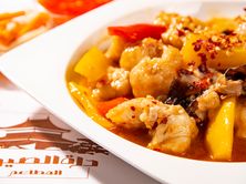 شرائح سمكة البيت الصيني الحار