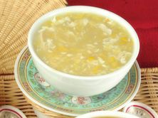 شوربة الكابوريا بالذرة والكريمة