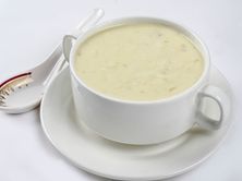 شوربة الدجاج بالكريمة والمشروم