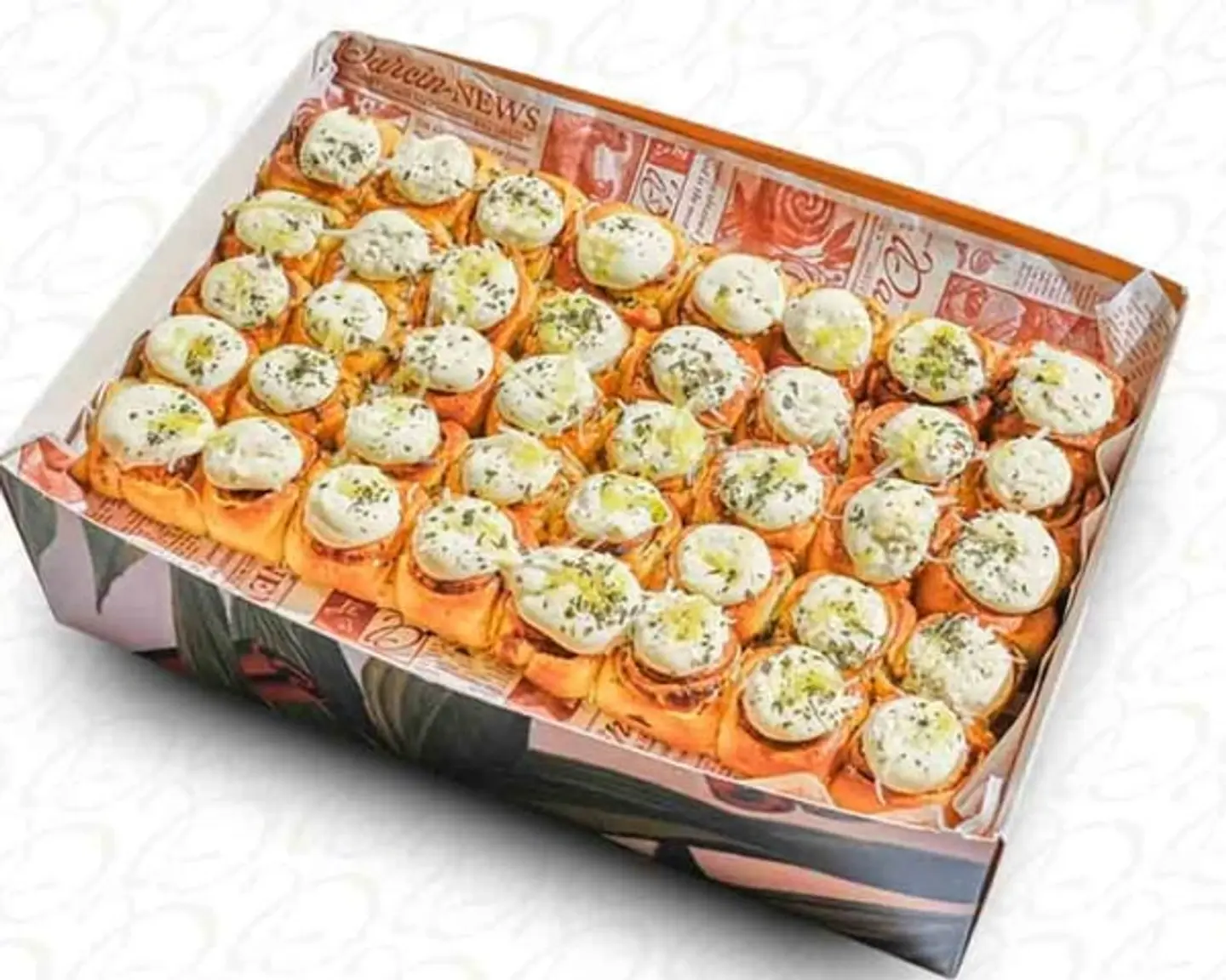Mini Cinnamon Feta Mint Cheese