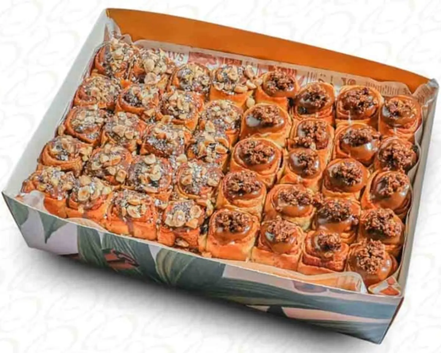 Mixed Mini Cinnamon Chocolate And Caramel Pecan