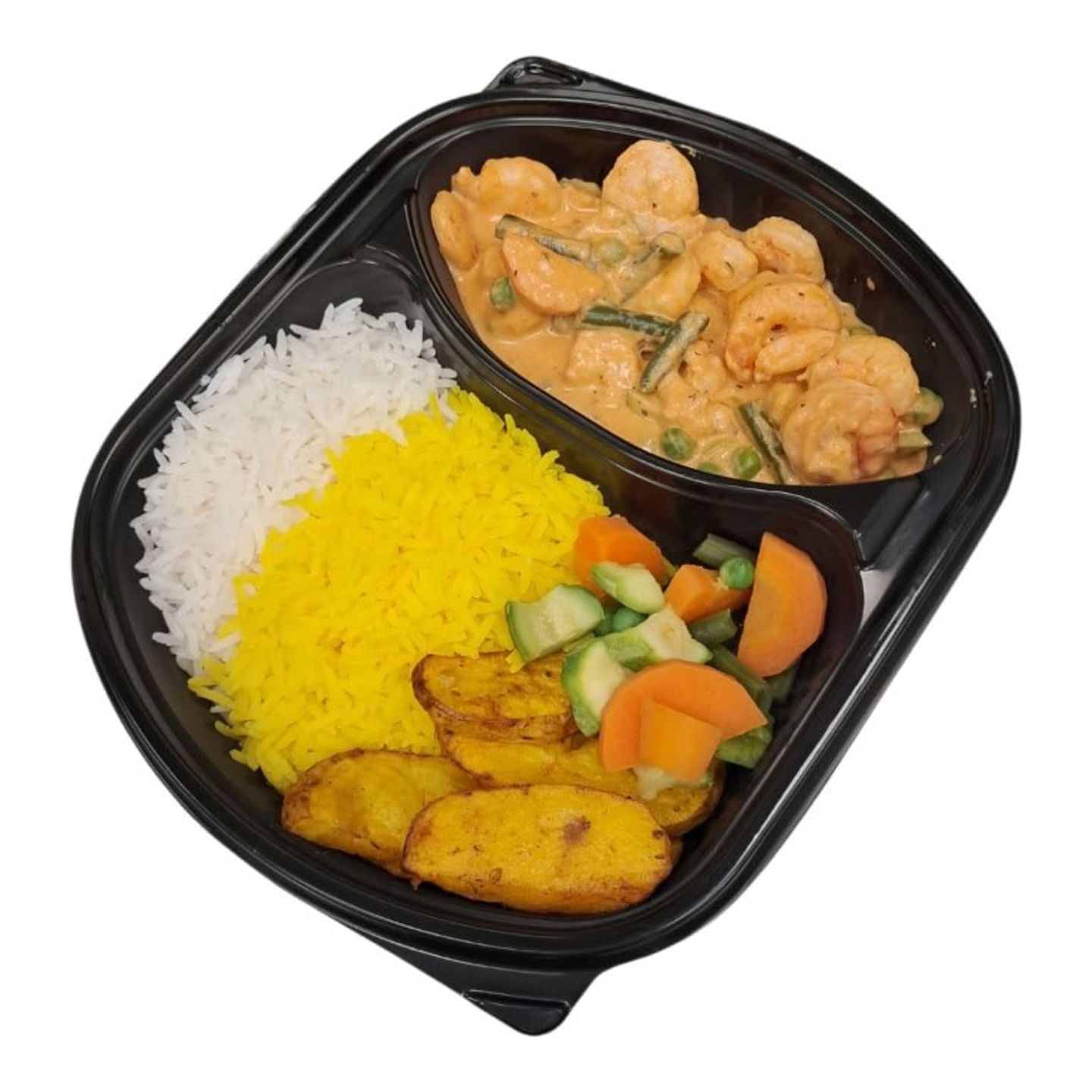 Shrimp With Cream And Vegetables