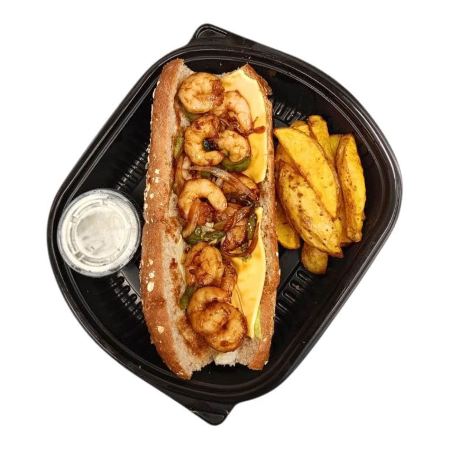 Shrimp Fajita Sandwich