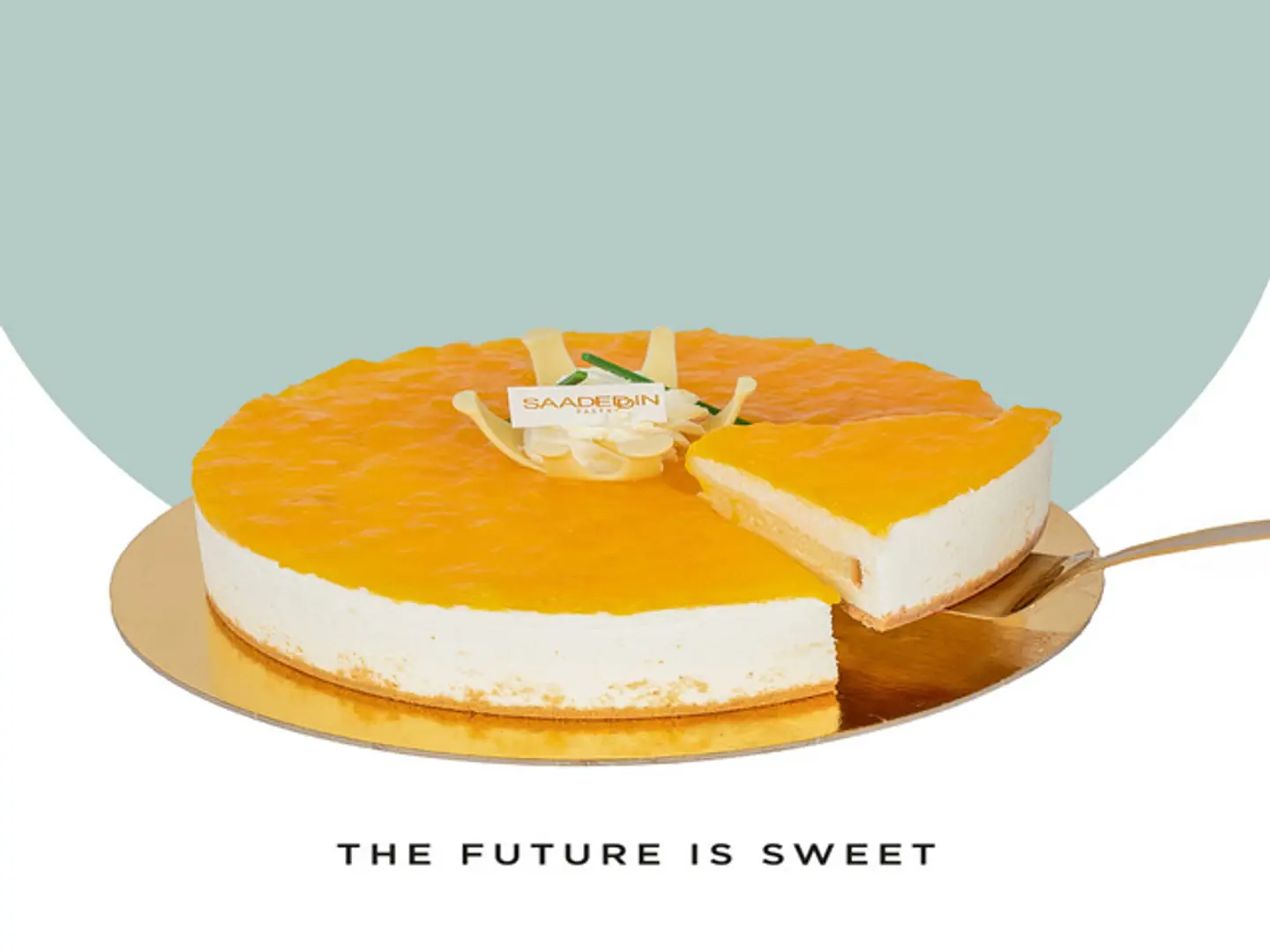 Large Mango Cheesecake