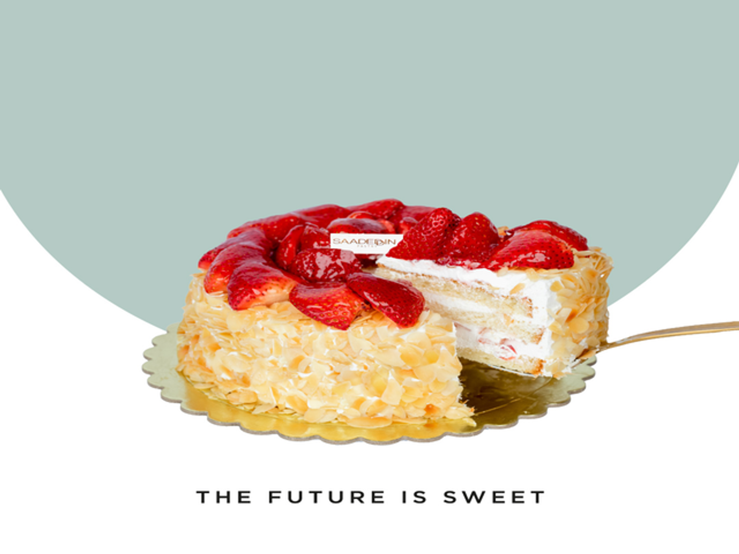 Small Strawberry Cake