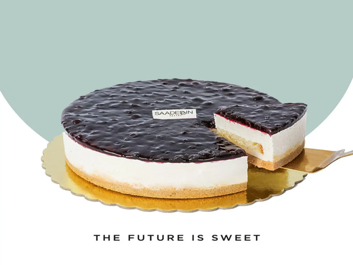 Small Blueberry Cheesecake