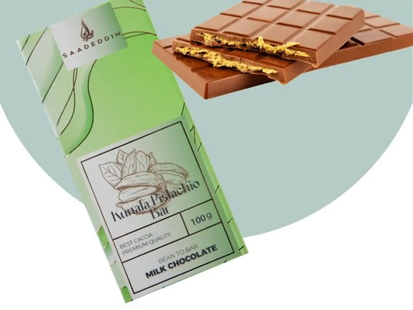 Kunafa Pistachio Bar