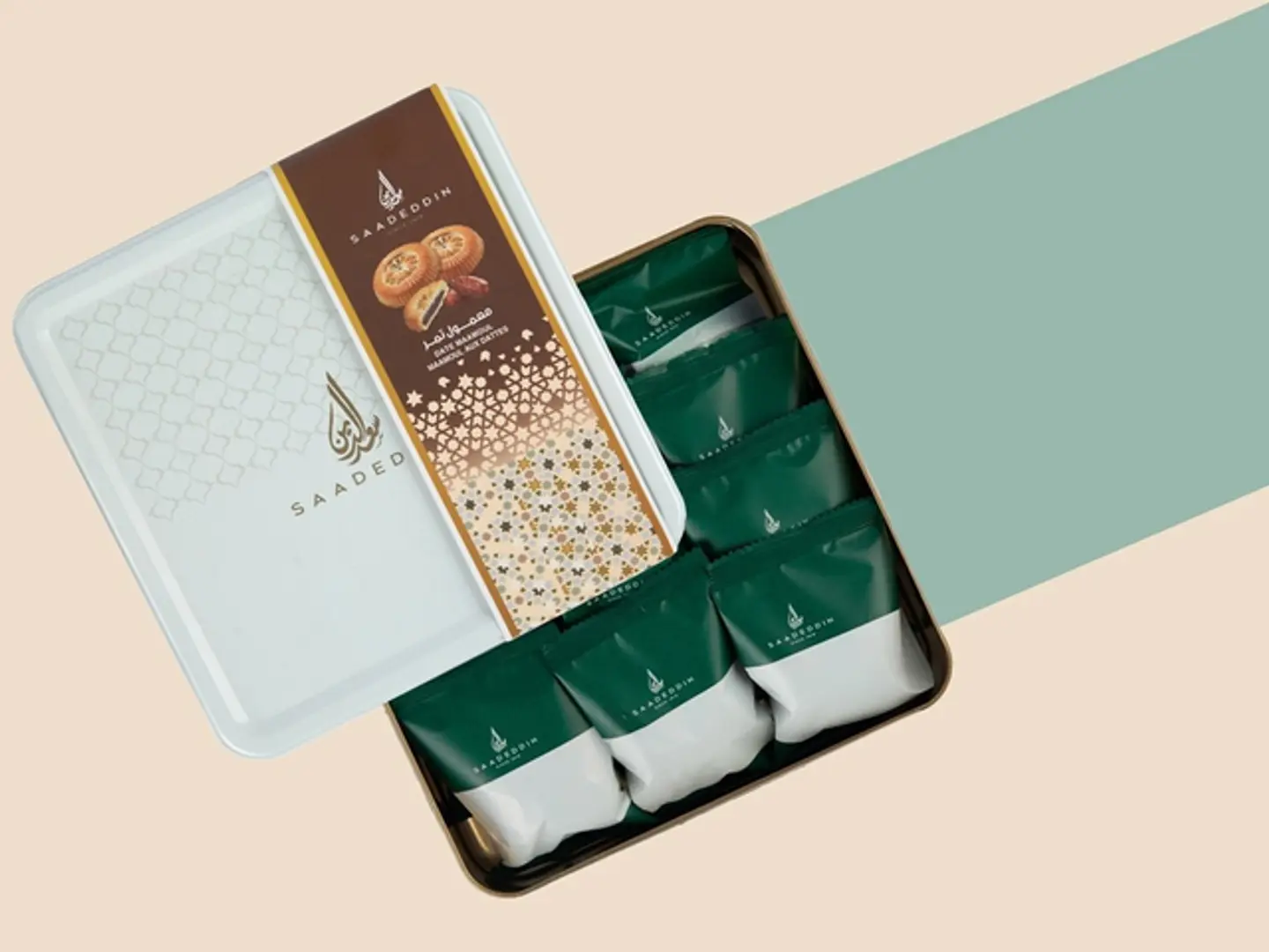 علبة معمول تمر- تنك