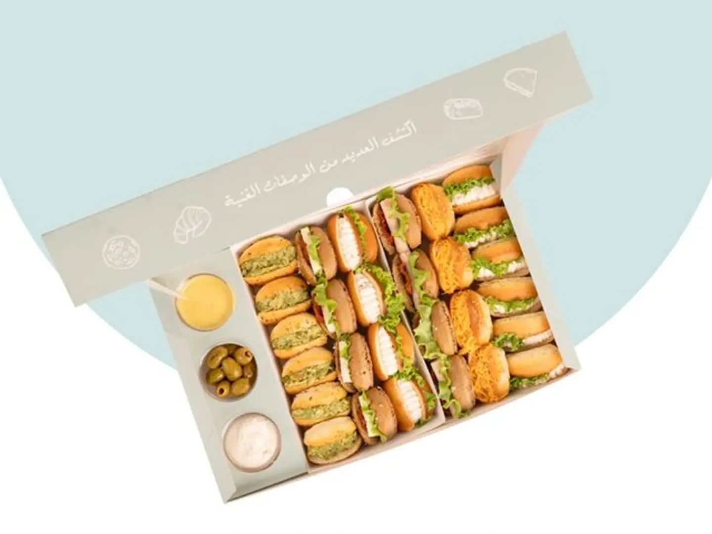 Family Box Mini Sandwich Large D   New
