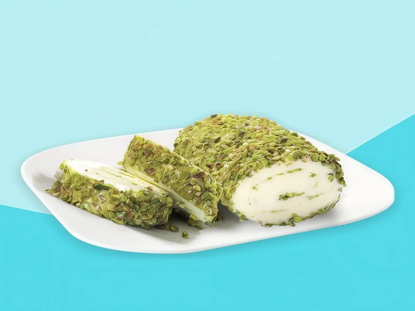 Pistachio Ice Cream Roll