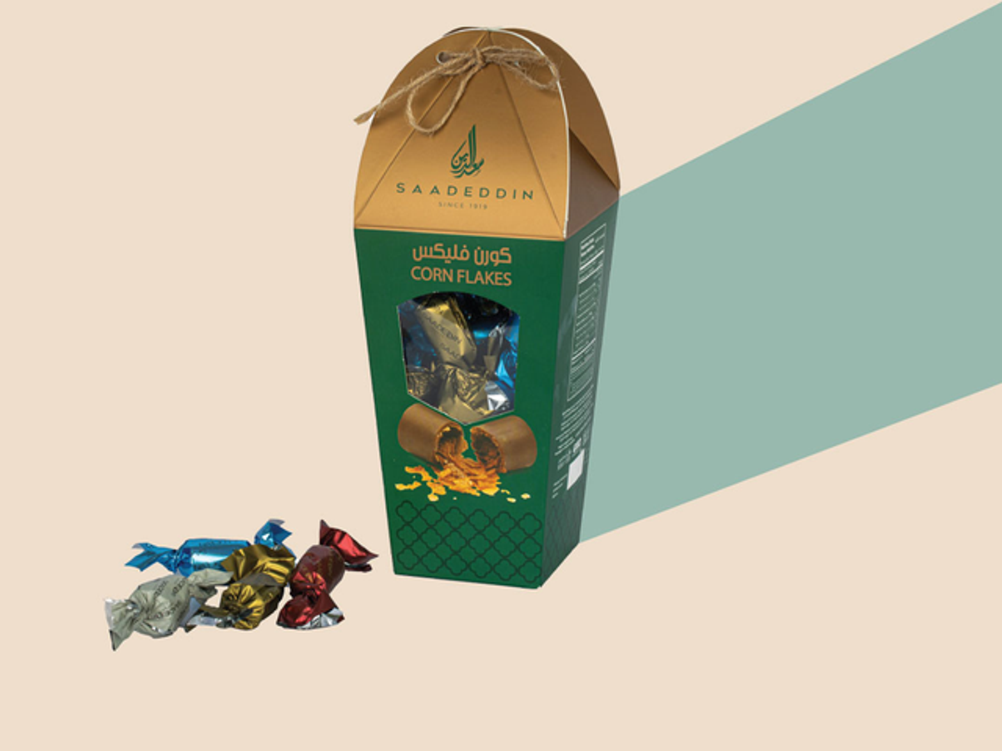 Chocolate Corn Flakes Box Large