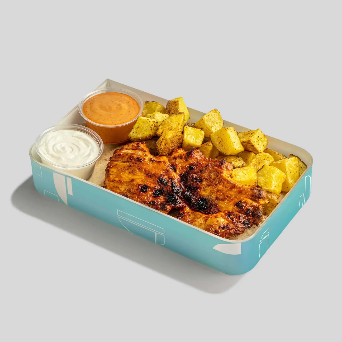 Deboned Half Char Grilled Chicken