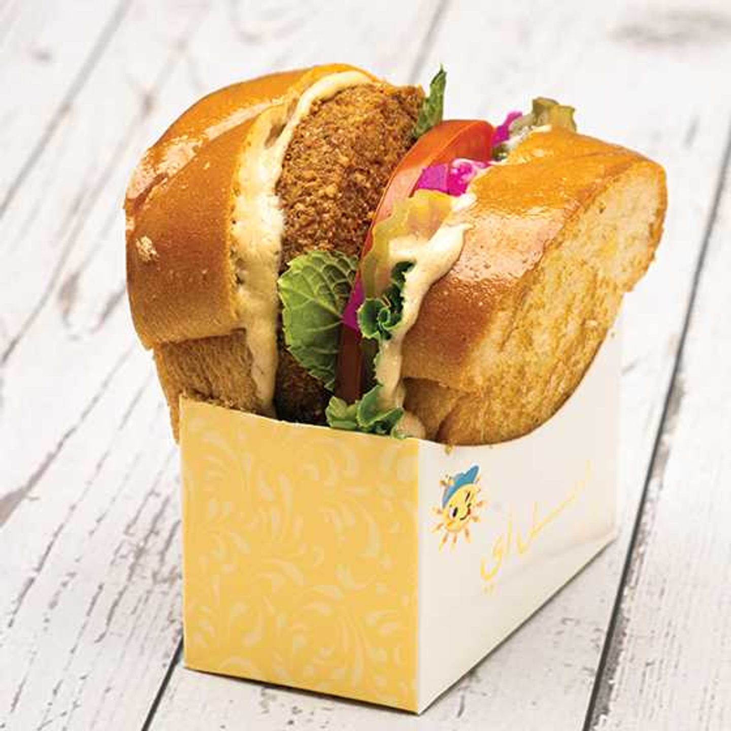 Falafel Brioche
