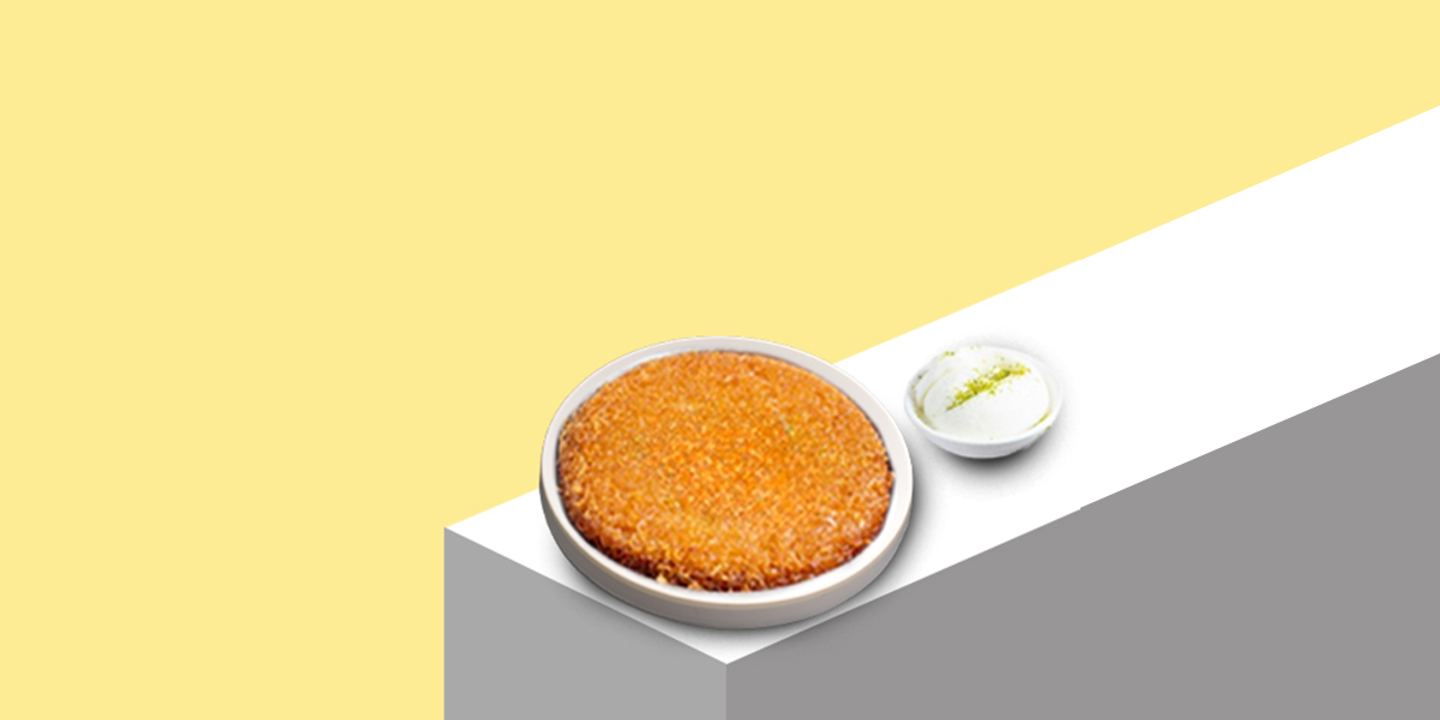Kunafa With Cream