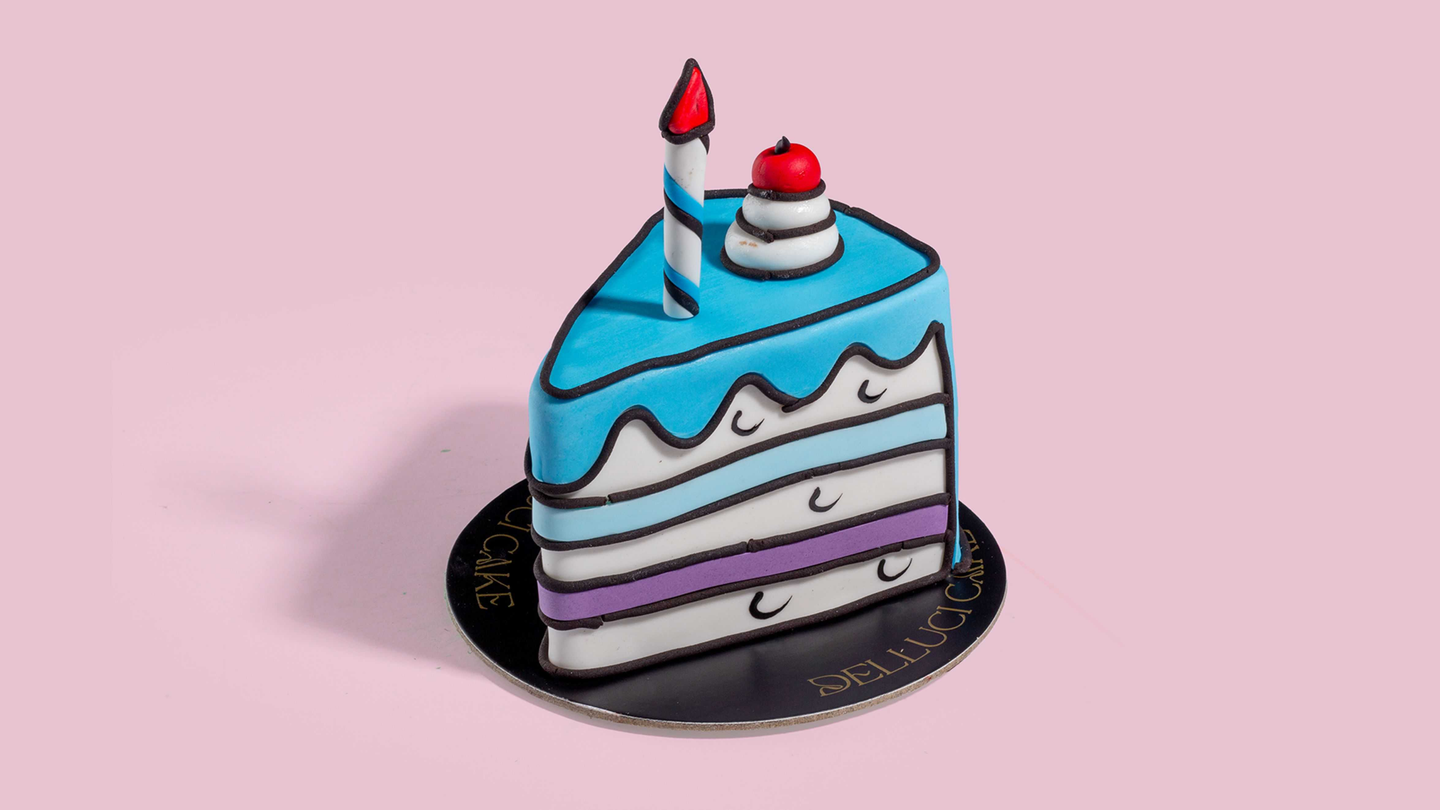 كوميك قطعة زرقاء