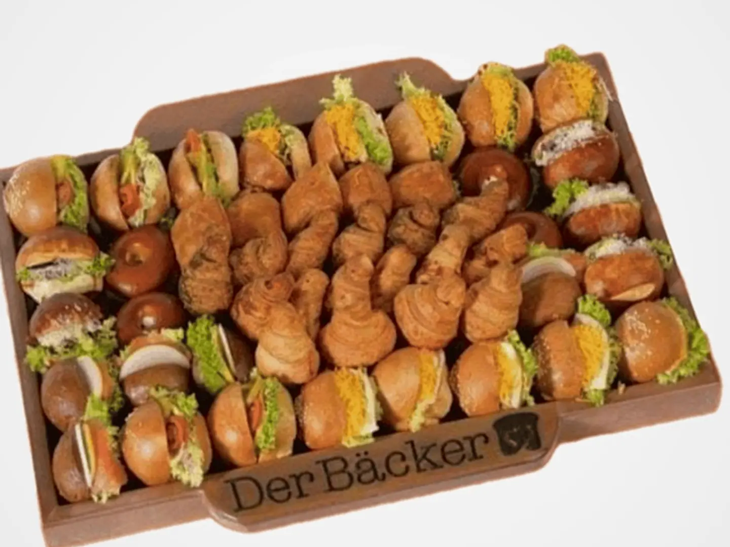 صينية ميني ساندويتش – ٣٦ قطعة (حلومي، تركي، تونة، دجاج)