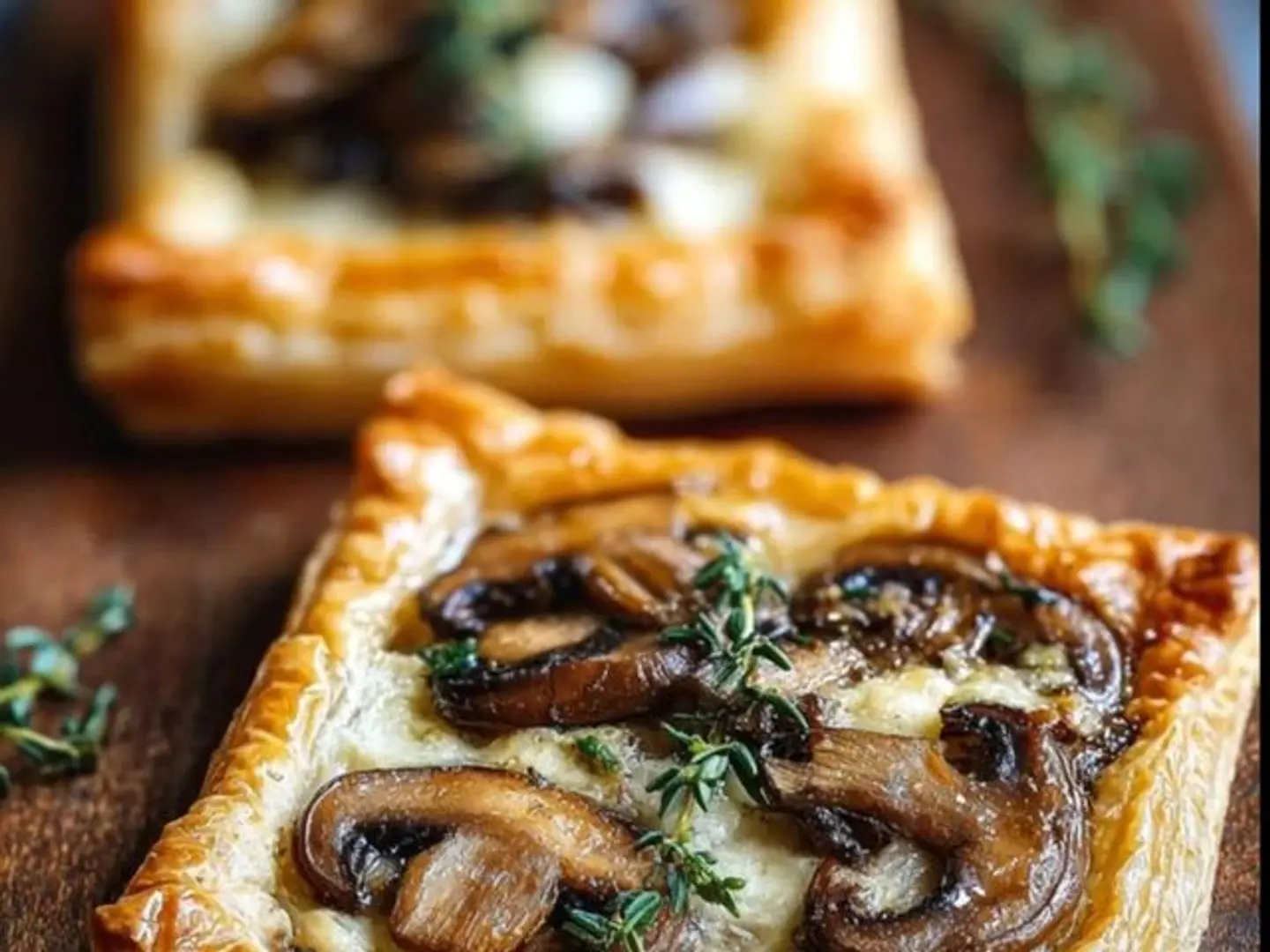 دانش بالمشروم والكريمة