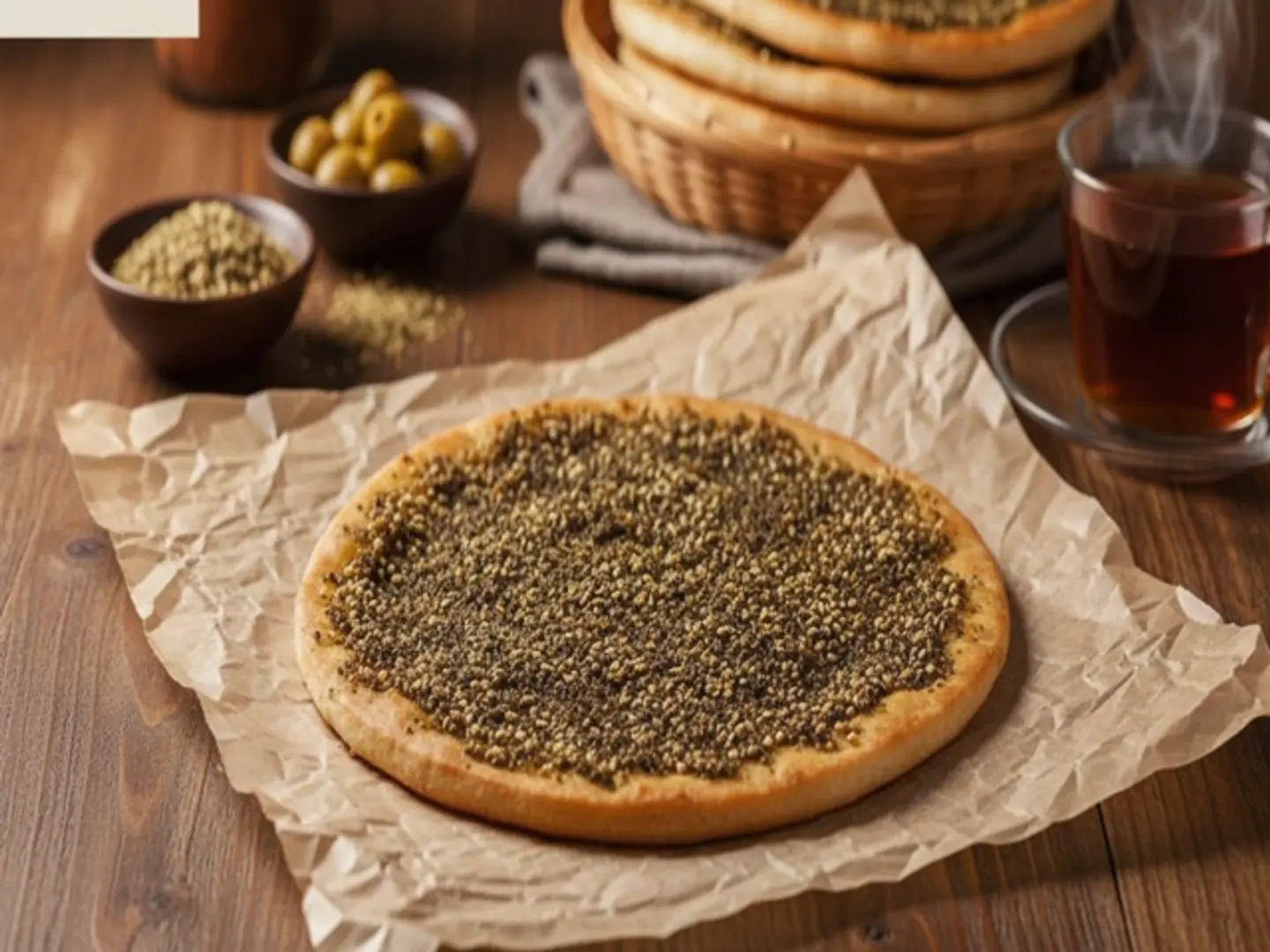 كيتو مناقيش زعتر