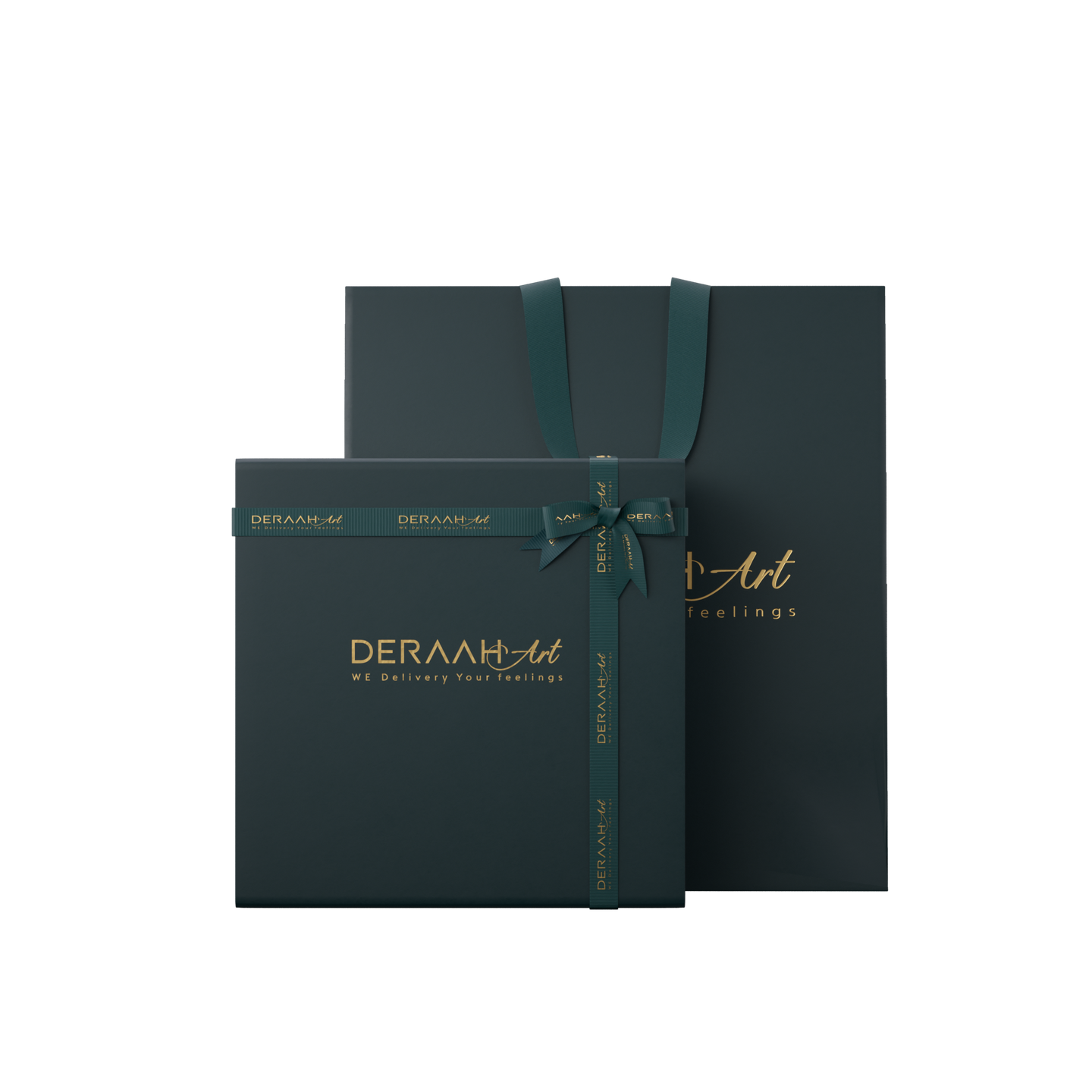 مجموعة تغليف درعه ارت اخضر وسط كاملة